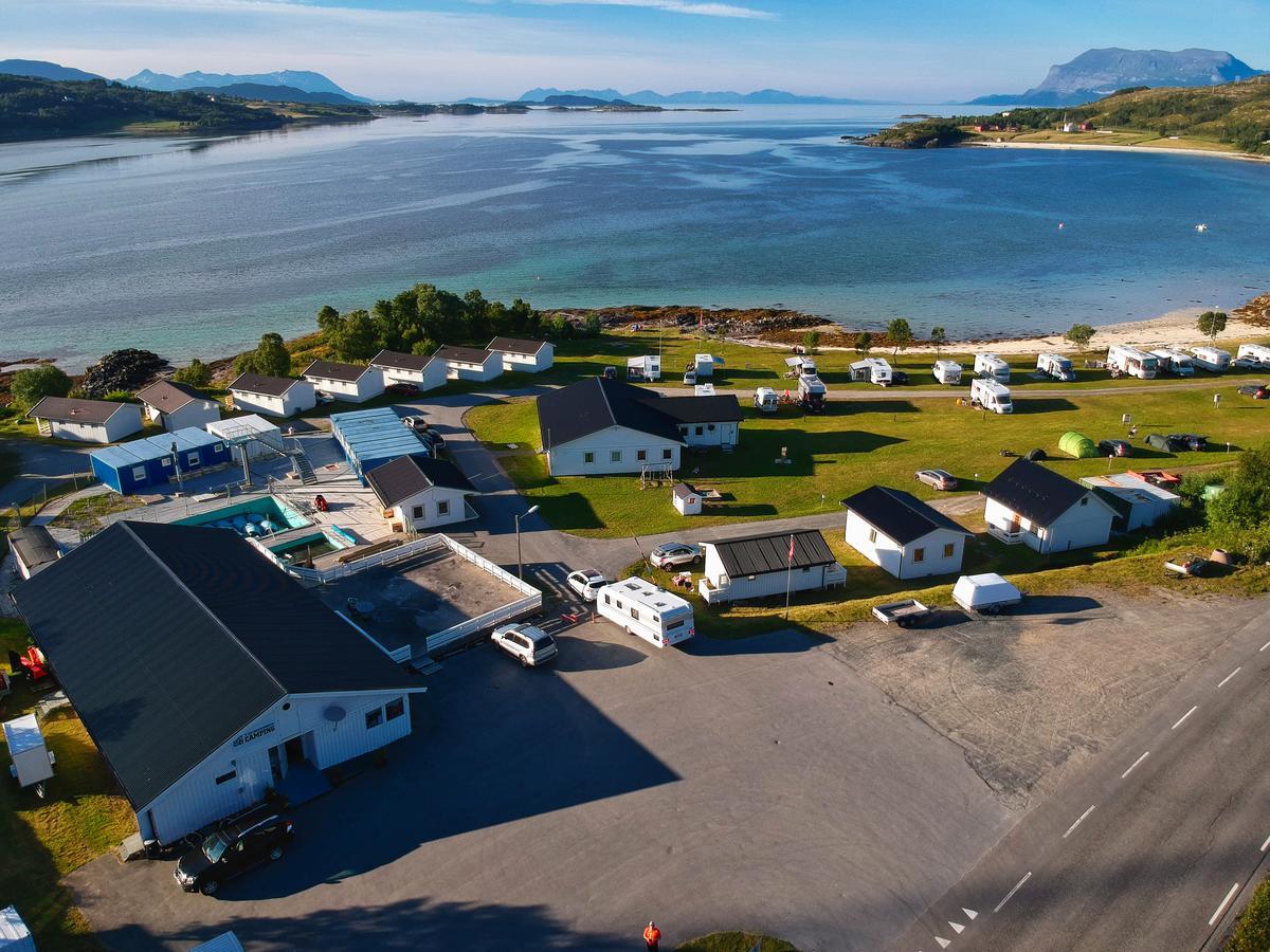 Hotel Tjeldsundbrua Camping Evenskjer Exterior foto