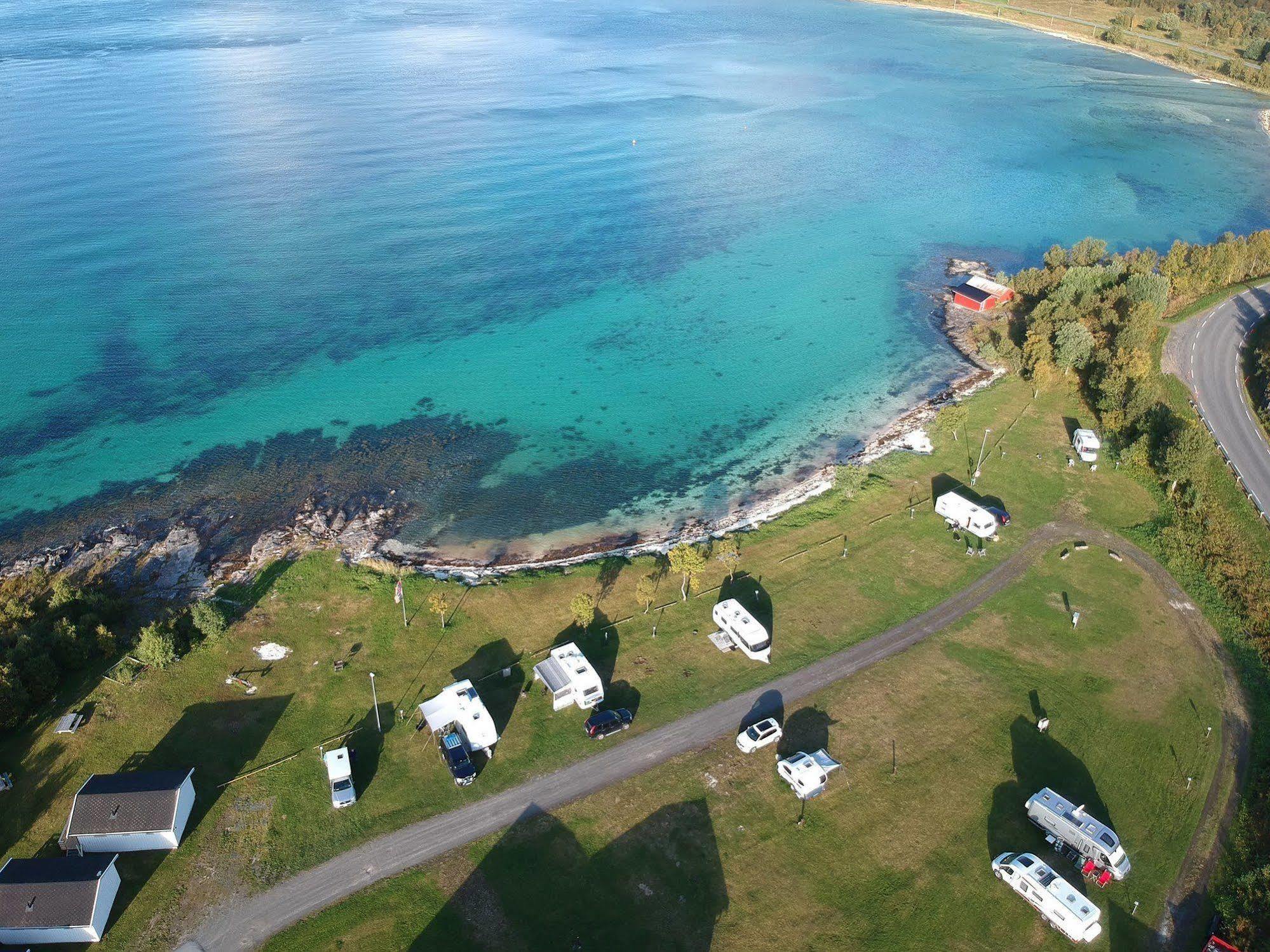 Hotel Tjeldsundbrua Camping Evenskjer Exterior foto